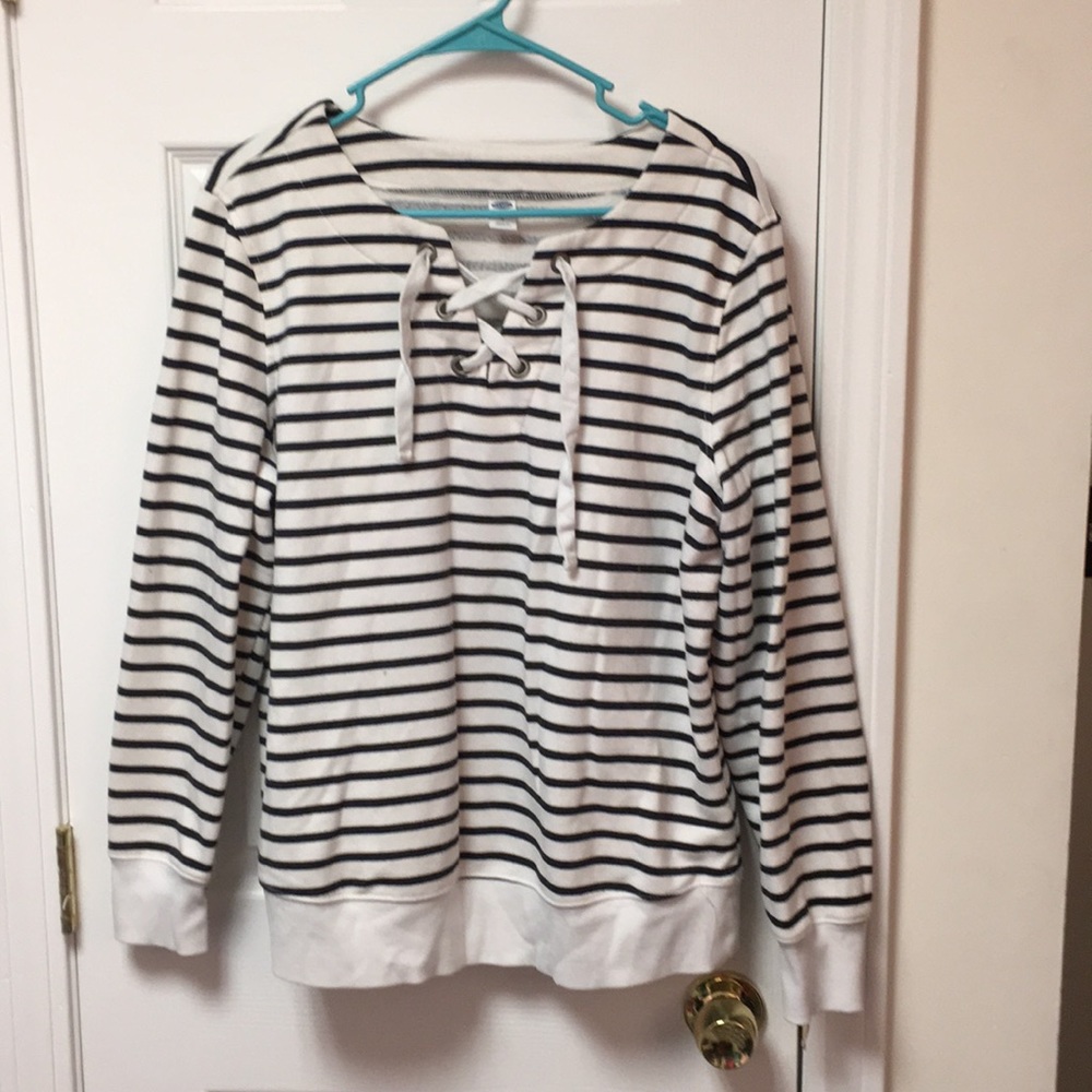 Old Navy Striped Sweatshirt